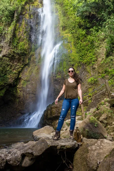 Тропические водопады Коста-Рики — стоковое фото
