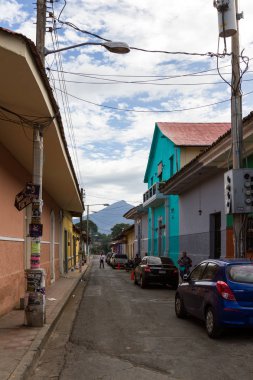 Granada şehrinde yan sokakları
