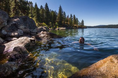 Coeur d 'Alene' de yüzmek 