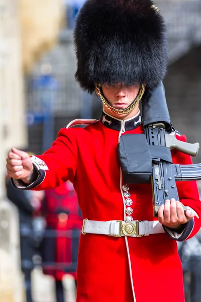 Queen 's Guard a londoni Towerben — Stock Fotó