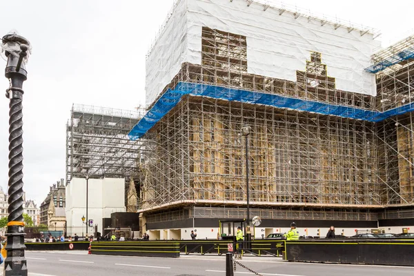 Restoration and Renewal of the Houses of Parliament, London — Stock Photo, Image