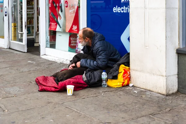 ロンドンにホームレス — ストック写真