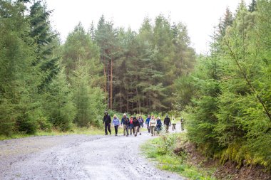 İskoçya'da yürürken 