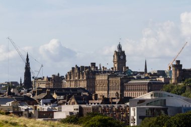 Holyrood Park 'tan şehir manzarası