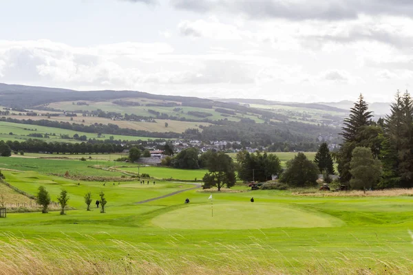 Jugar al golf en Escocia — Foto de Stock