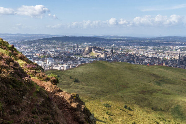 Beautiful view in Holyrood Park