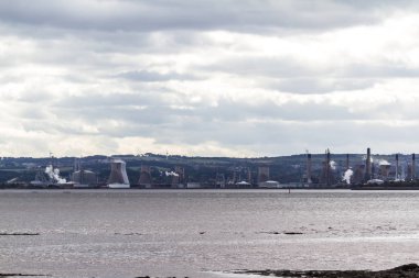 Grangemouth 'taki sanayi, peyzaj, Uk