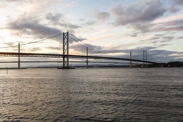 Forth Road Bridge and Queensferry Crossing — Stock Photo, Image