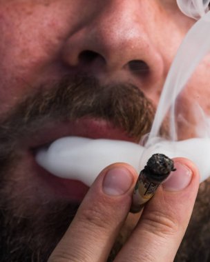 100 dolarlık esrar içiyorum.