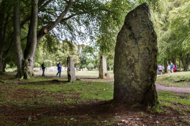 Clava Cairns, İskoçya 'da ayakta duran taşlar
