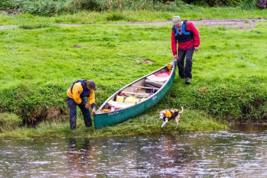 Canoeing on the Spay