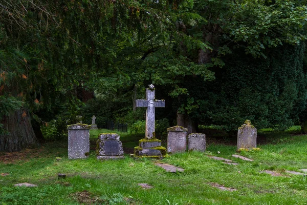 Cemitério em St Bride Kirk — Fotografia de Stock
