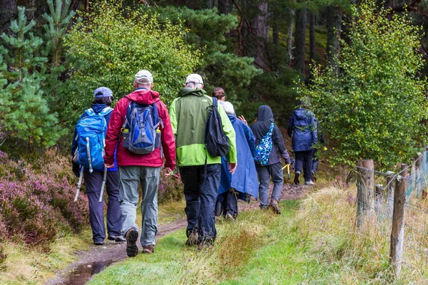 Caminhando nas Terras Altas da Escócia — Fotografia de Stock