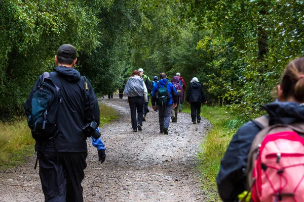 Walking in the Scottish Highlands — Stock Photo, Image