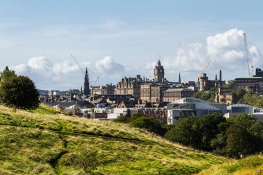 Holyrood Park 'tan şehir manzarası
