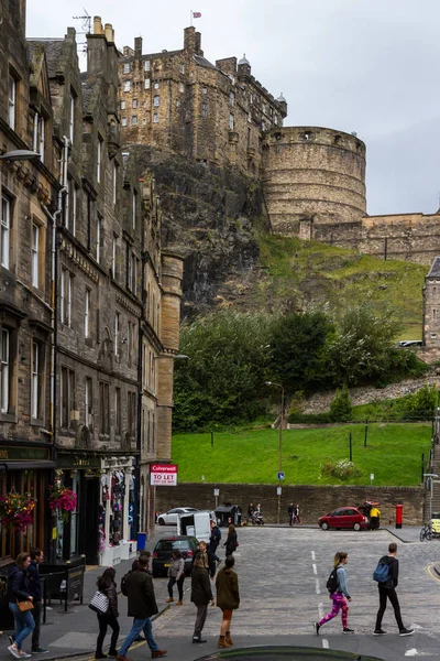Castillo de Edimburgo en Castle Rock — Foto de Stock
