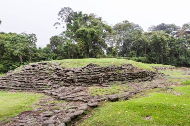 Ruins of an ancient civilization that thrived for over two thousand years in the mountains of Costa Rica, leaving behind stone work showing advanced knowledge in engineering and construction. Site dates back from 1000 BCE. clipart