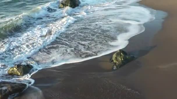 Praia Bonita Tranquila Costa Sul Oregon Com Vistas Incríveis Paisagens — Vídeo de Stock