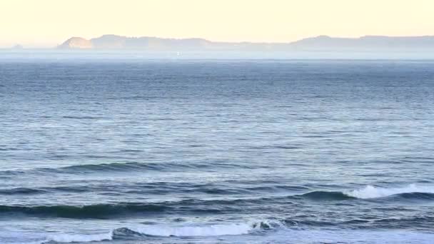 Costa Selvagem Oregon Oferece Uma Paisagem Costeira Relaxante Dramática Que — Vídeo de Stock