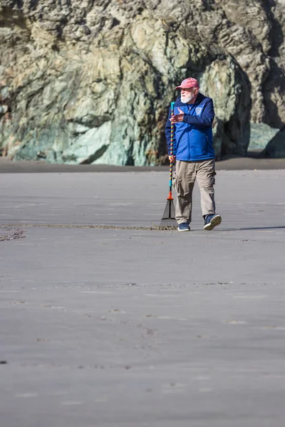 Bandon Sea Oregon Usa February 2020 Denny Dike Founder Circles — Stock Photo, Image