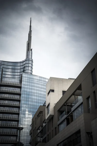 Milan gökdelen ve Finans Merkezi — Stok fotoğraf