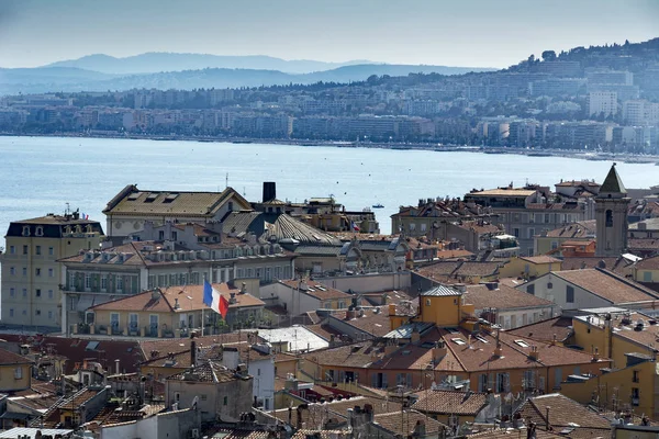 View across city of Nice on the French Riviera — Stock Photo, Image