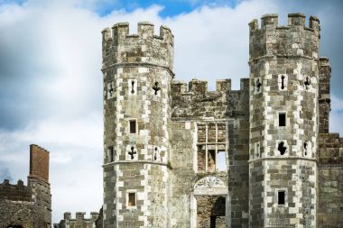 Midhurst Sussex Cowdray House İngilterenin büyük Tudor birini yerleştirir