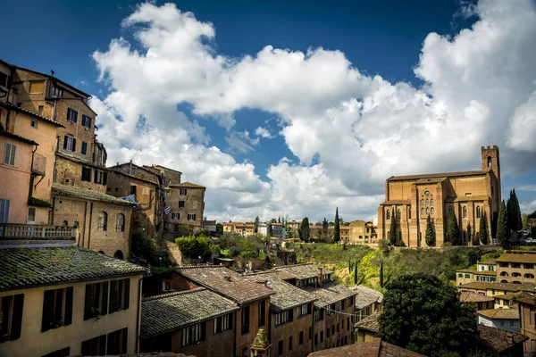 View Siena Sunny Day Tuscany — Stock Photo, Image