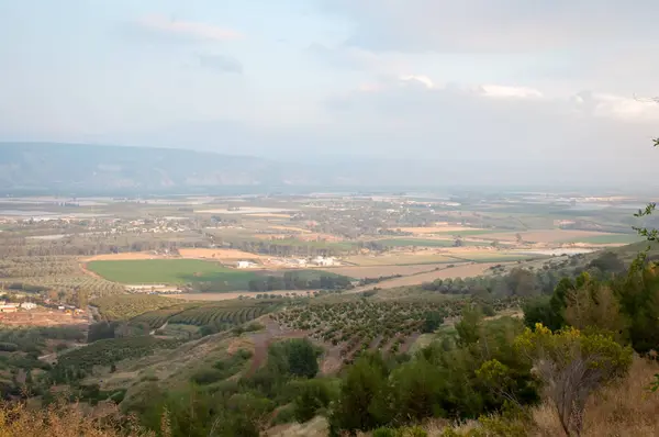 Pohled do údolí Galilee, Izrael . — Stock fotografie