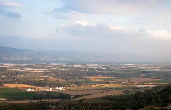 Vista do vale Galiléia, Israel  . — Fotografia de Stock