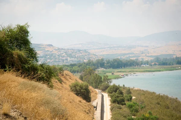 Amazing view of Sea of Galilee  - Kinneret  . — Stock Photo, Image