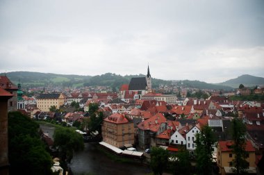 Old Town Cesky Krumlov, Çek Cumhuriyeti .