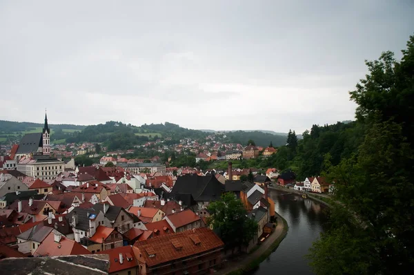 Old Town Cesky Krumlov, Çek Cumhuriyeti .