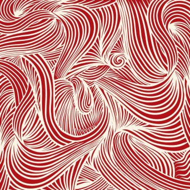 Dekoratif soyut düşündüm, vektör doku çizgileri ve doodl