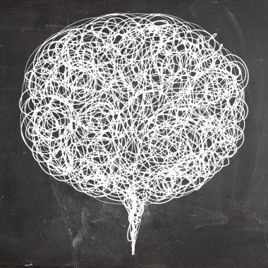 Dekoratif soyut düşündüm, vektör doku çizgileri ve doodl