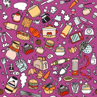 Mutfak Cook Doodle simgeler el yapımı