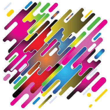 Modern tarzda soyutlama ile oluşturma çeşitli rounde yapılan