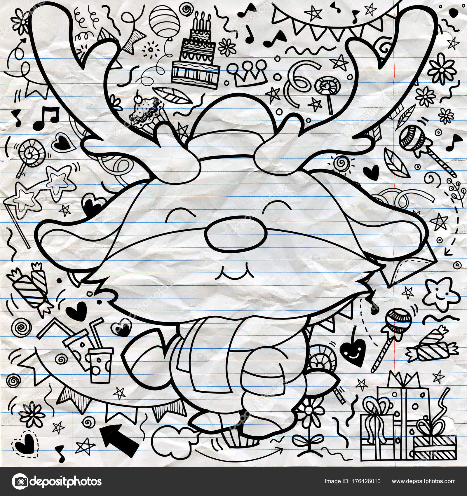 Desenhos de compota de natal kawaii e desenhos para colorir de pão