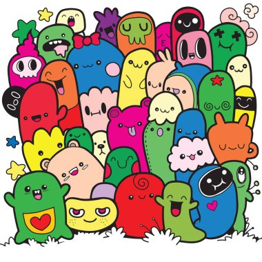 Güzel canavar seti.