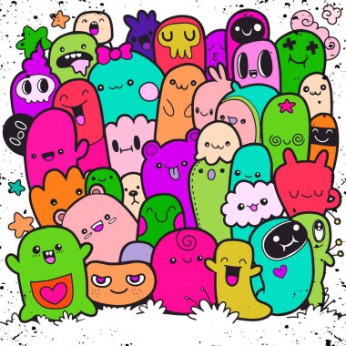 Güzel canavar seti.