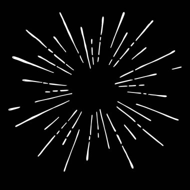 Güneş patlaması, yıldız güneş patlaması. Thi merkezden yayılan