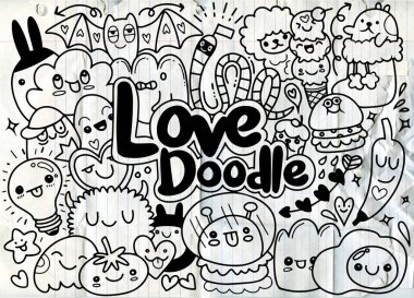 Komik sevimli canavarlar, yabancılar veya fantezi hayvanlar childr için