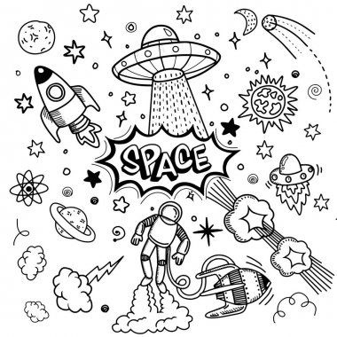 Metin ile vektör düz alan Tasarım arka plan. Şirin şablon zekâ