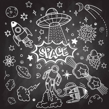 Metin ile vektör düz alan Tasarım arka plan. Şirin şablon zekâ