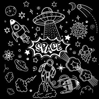 Metin ile vektör düz alan Tasarım arka plan. Şirin şablon zekâ