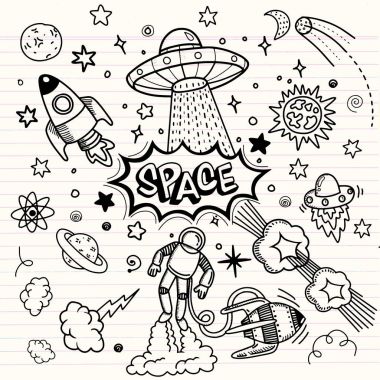 Metin ile vektör düz alan Tasarım arka plan. Şirin şablon zekâ