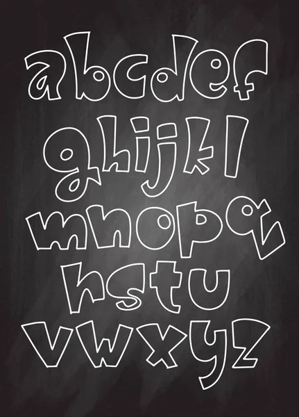 Vector van moderne komische lettertype en alfabet — Stockvector