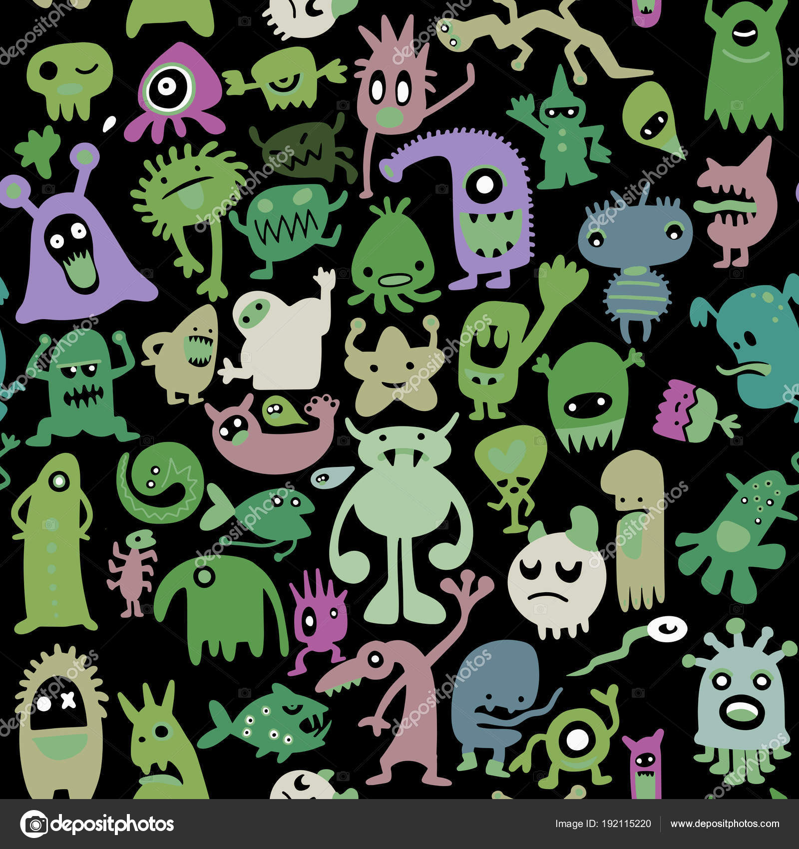 手には、黒いモンスターのシルエットが描かれました。ベクトル イラスト。ディープ アンド ブルー ストックベクター ©9george 192115220, image size:1600x1700