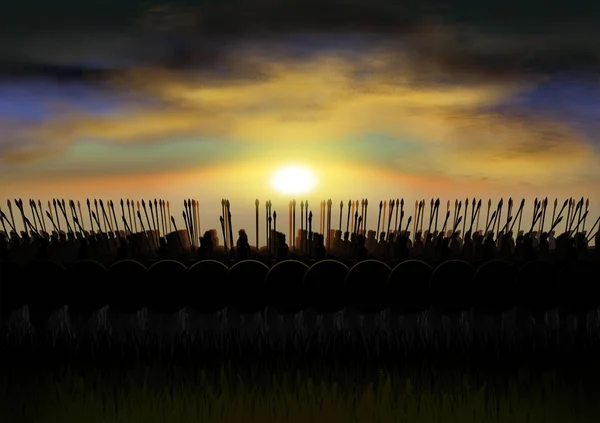 Falanks - Yunan savaşçıları yapısını