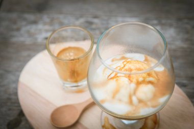 Affogato / krem kahve ile